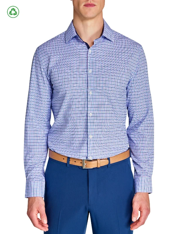 Grid Performance Dress Shirt