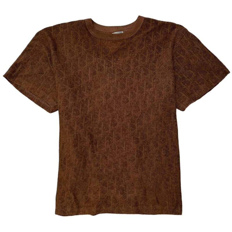 Men's Oblique T-Shirt Brown Size XXL