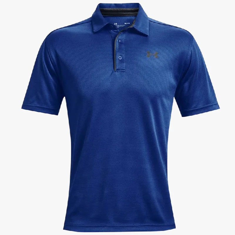 Under Armour Mens Tech Short Sleeve Golfer 432 Blue