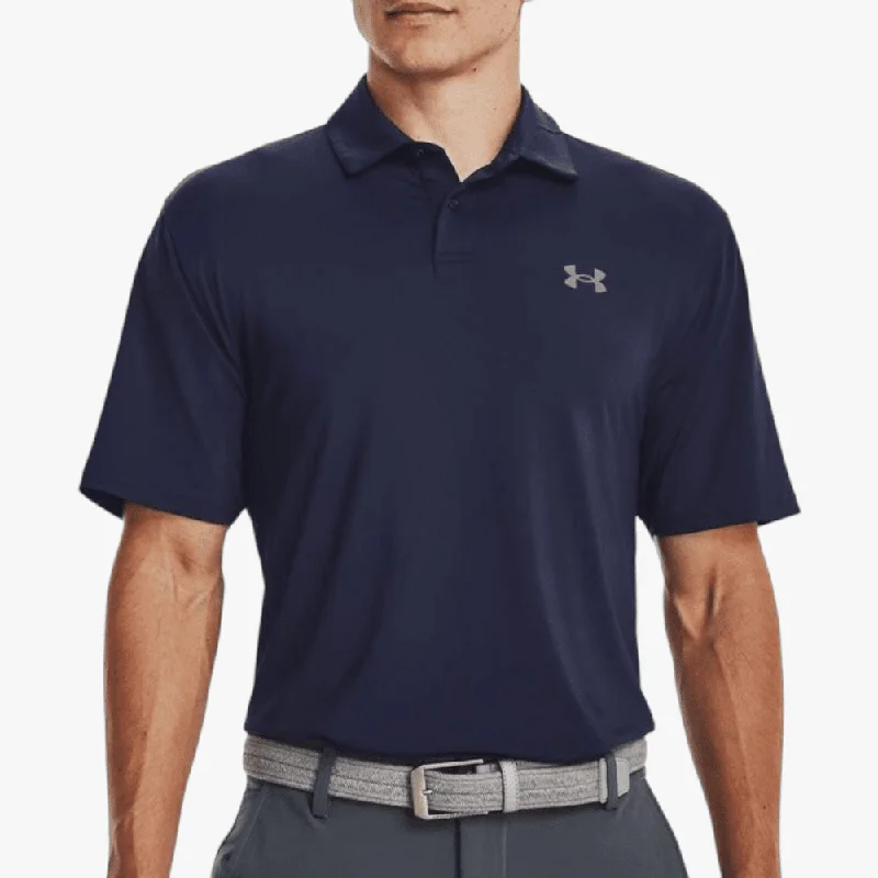 Under Armour Mens T2g Short Sleeve Polo Golfer 410 Navy