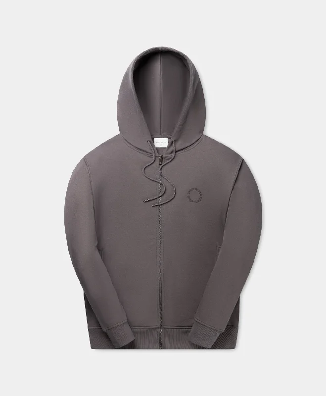 Rabbit Grey Orbit Zip Hoodie