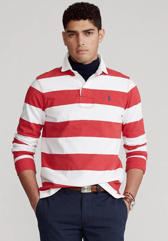 Ralph Lauren Iconic Rugby Polo Shirt, Red