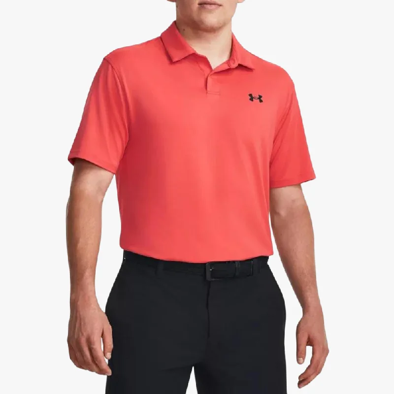 Under Armour Mens T2g Short Sleeve Polo Golfer 691 Peach