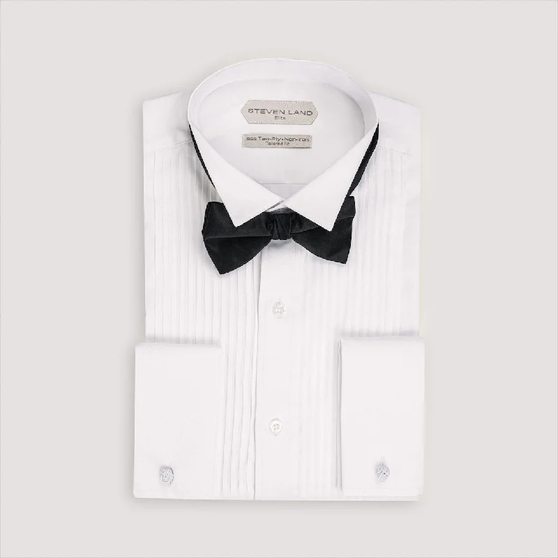 The Tuxedo Dress Shirt | Wing Tip Collar | French Cuff | 100% Cotton