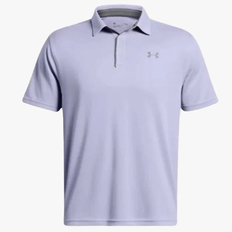 Under Armour Mens Tech Short Sleeve Golfer 539 Celestial