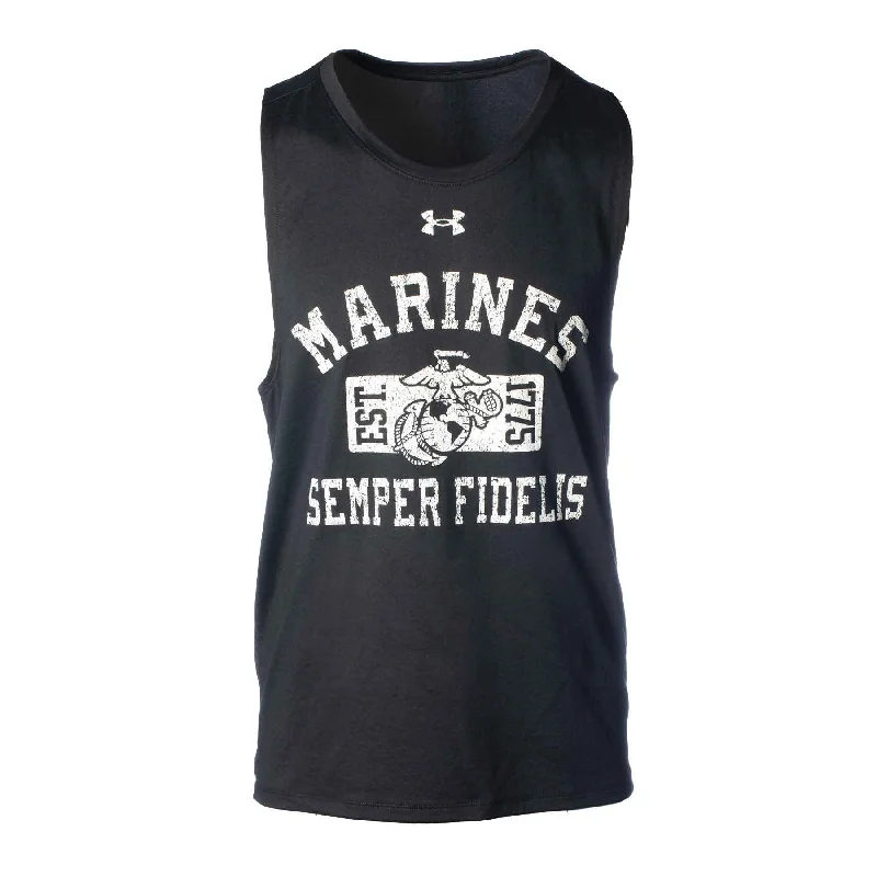 Under Armour Marines Est. 1775 Tech Sleeveless T-shirt