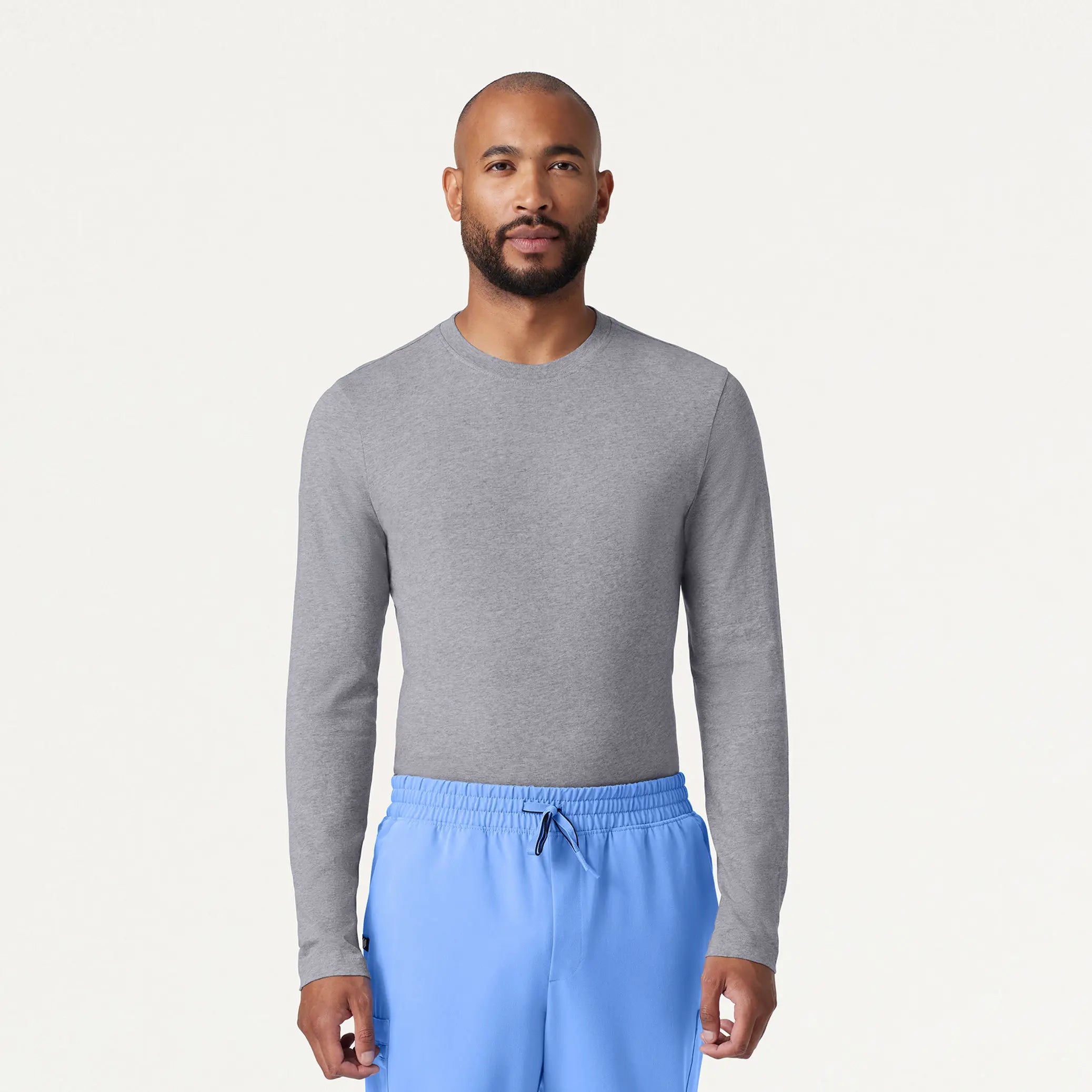 Jaanuu Men's Regenˣ Cotton Underscrub - Heather Gray