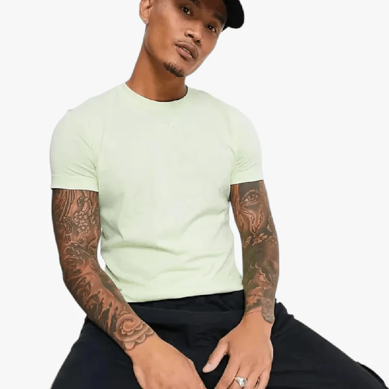 Ck Mens Stacked Logo Tee Light Green