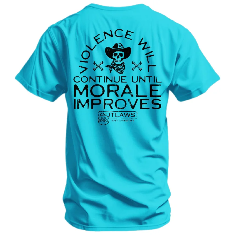 Violence Will Continue Until Morale Improves Men's T-Shirt