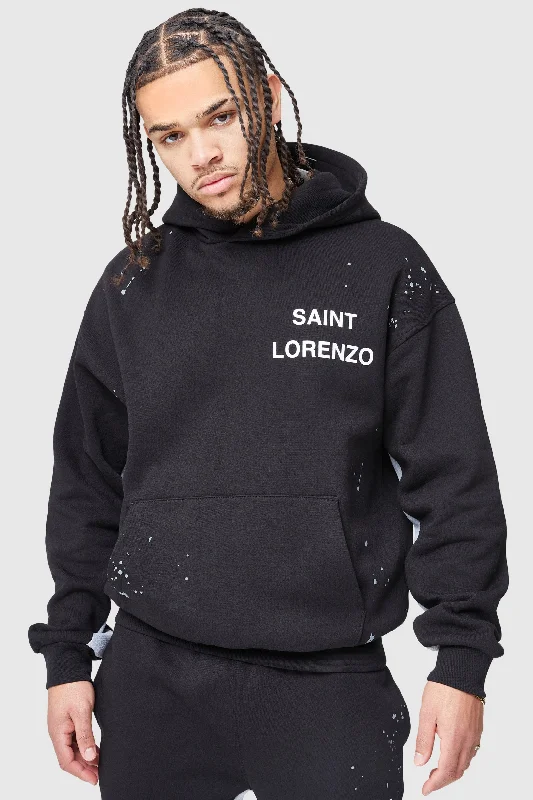 SAINT PANEL HOOD - BLACK