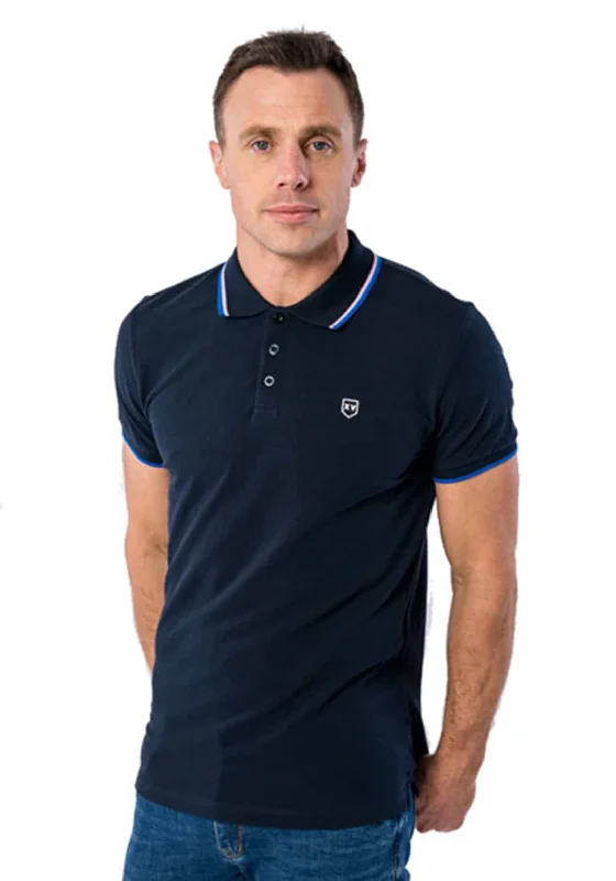 XV Kings by Tommy Bowe Crosshaven Polo Shirt, Ocean Mix