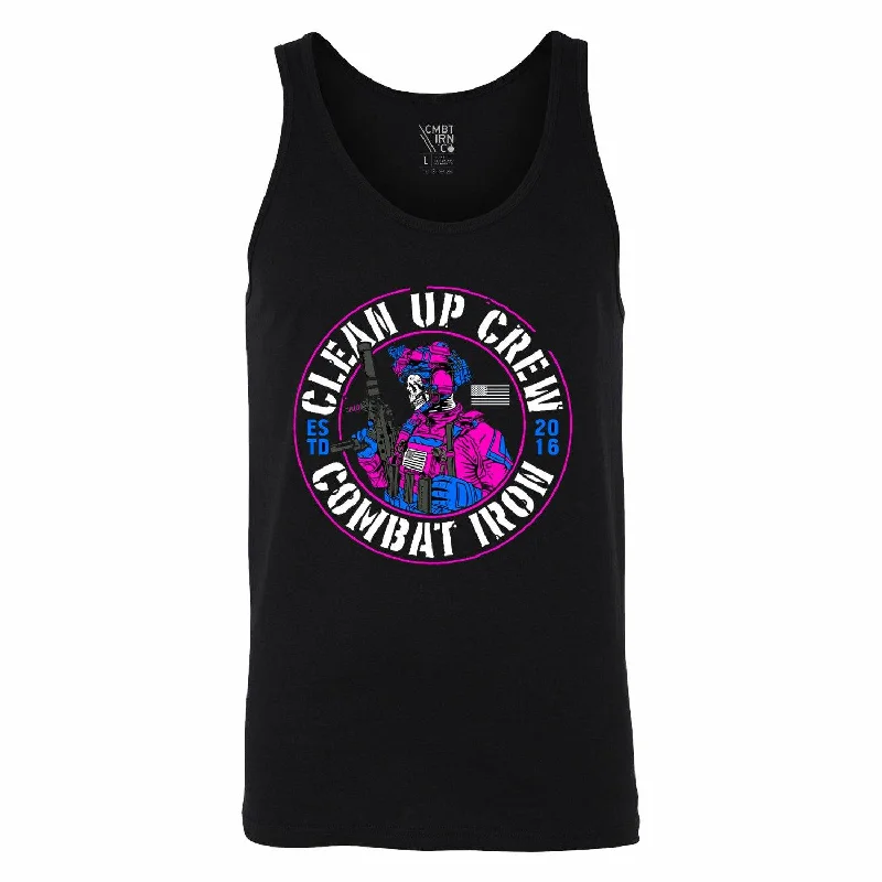 Clean Up Crew Operator Skull Men's Tank