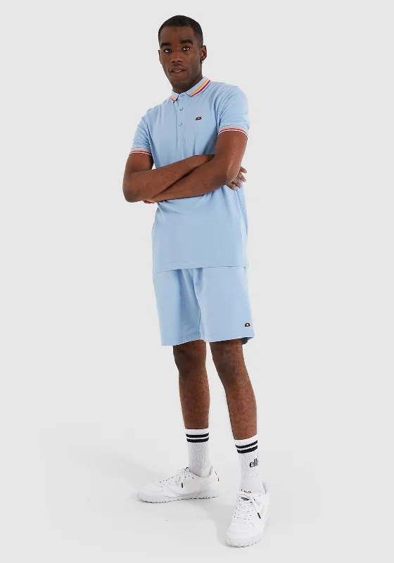 Ellesse Solana Polo Shirt, Light Blue