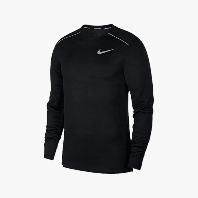 Nike Mens Df Miller Tech Long Sleeve Tee Black