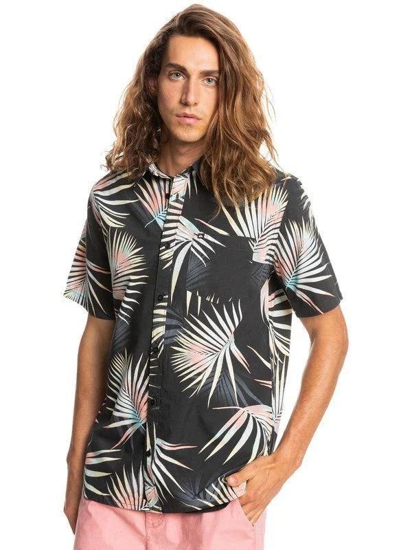 Quiksilver Short Sleeve Men's Woven Shirts Allover Printed