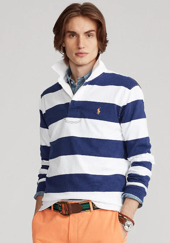 Ralph Lauren Iconic Rugby Polo Shirt, Blue