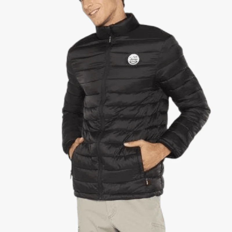 Jeep Mens Core Puffer Jacket Black