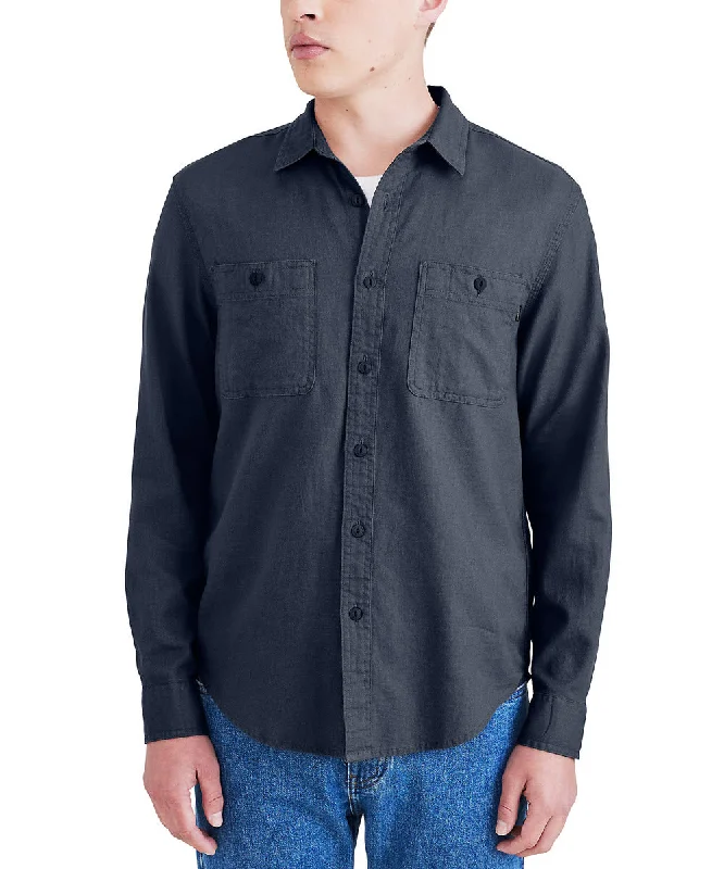 Dockers Men's Corduroy Shirt - Navy