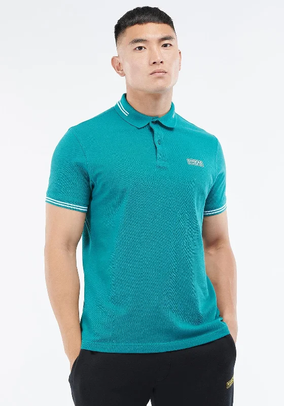 Barbour International Essential Tipped Polo Shirt, Shaded Spruce