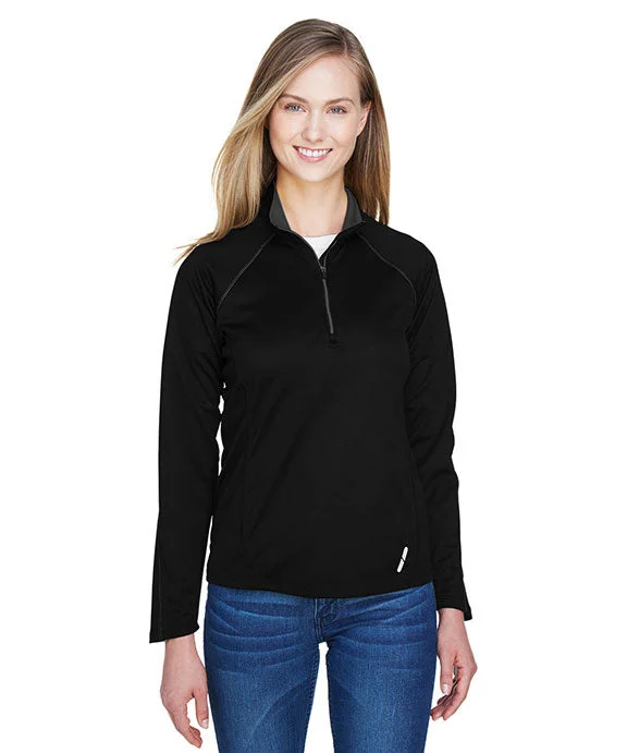 78187 - North End Ladies Radar Quarter-Zip Performance Long-Sleeve Top