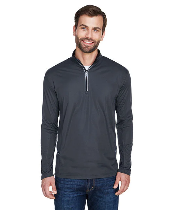 8230 - UltraClub Mens Cool & Dry Sport Quarter-Zip Pullover