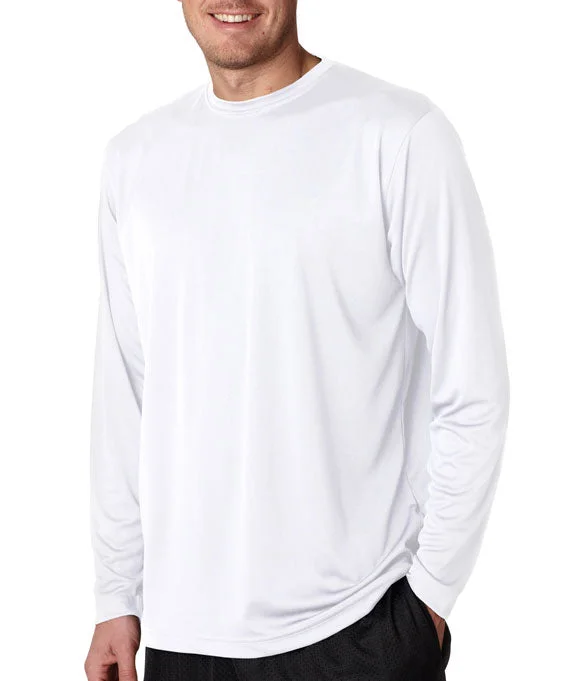 8422 UltraClub Adult Cool & Dry Sport Long-Sleeve Performance Interlock T-Shirt