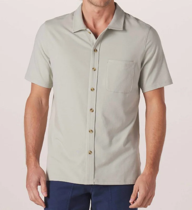 Active Purmeso Weekend Button Down Shirt In Sage