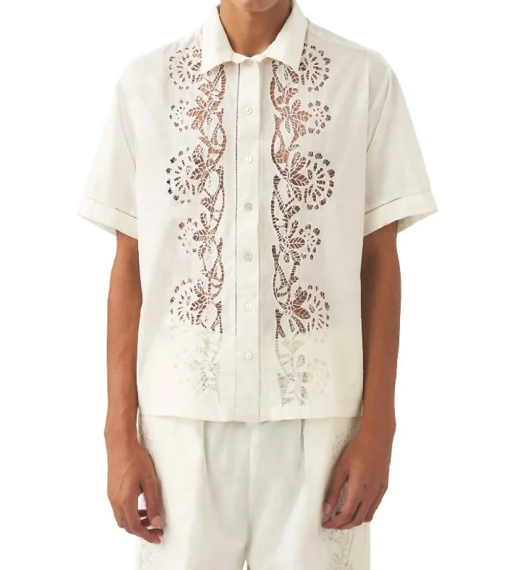 Aloha Shirt In Cream