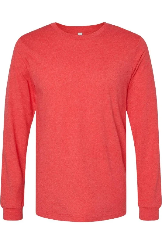 BELLA + CANVAS Heather CVC Long Sleeve Tee