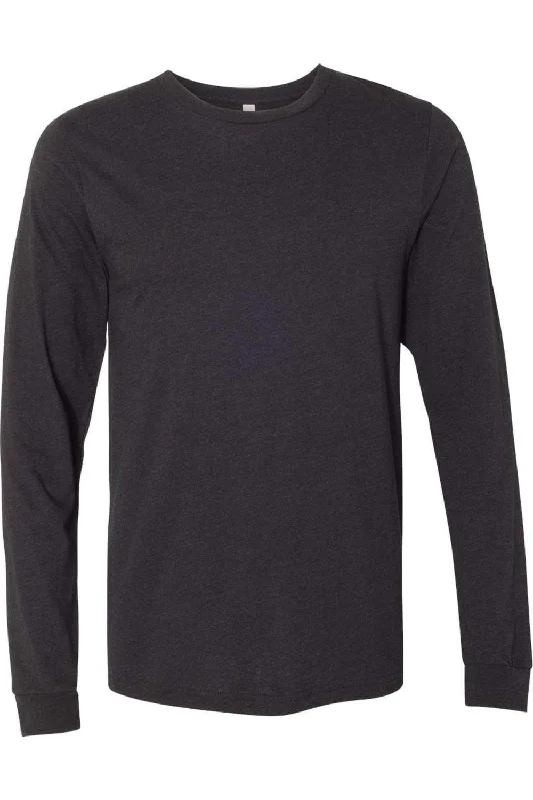 BELLA + CANVAS Heather CVC Long Sleeve Tee