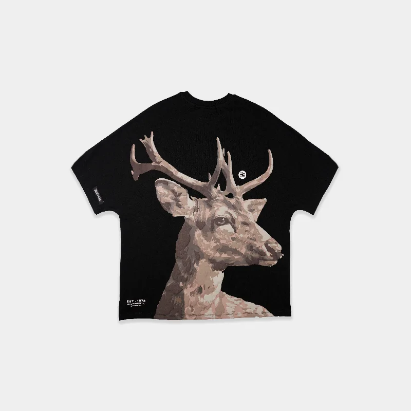 BLACK STAG T-SHIRT