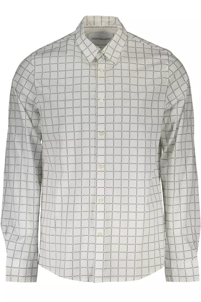 Calvin Klein Slim Fit Italian Collar  Men's Shirt