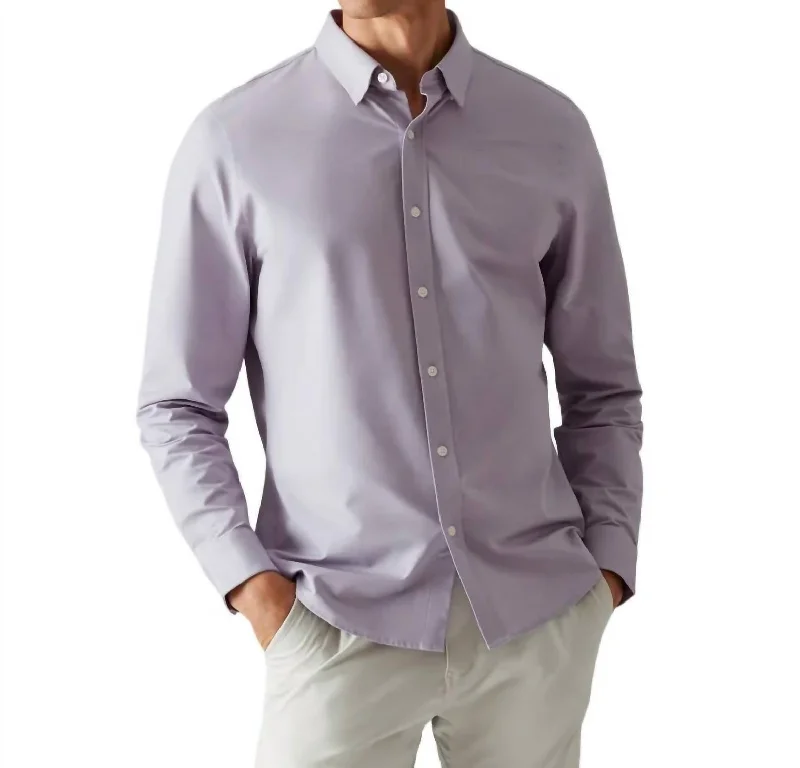 Commuter Shirt - Slim Fit In Nightshade Oxford