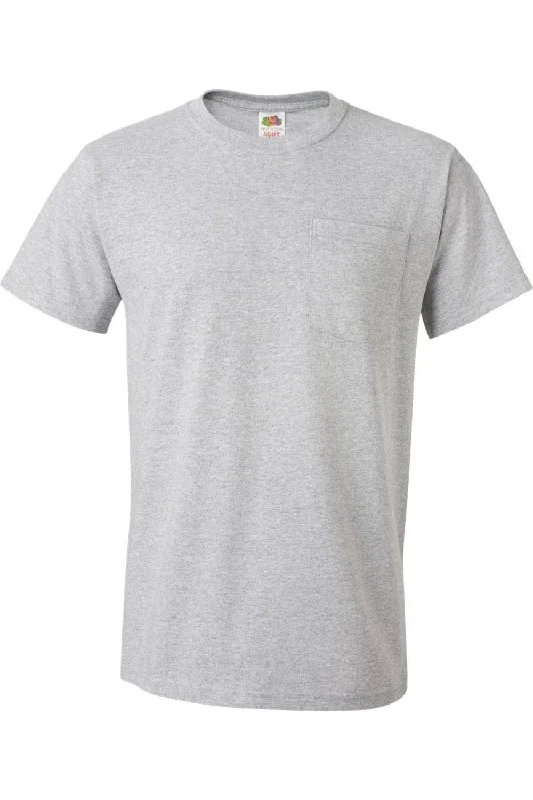 Fruit of the Loom HD Cotton T-Shirt with a Pocket