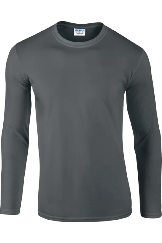 Gildan Mens Soft Style Long Sleeve T-Shirt