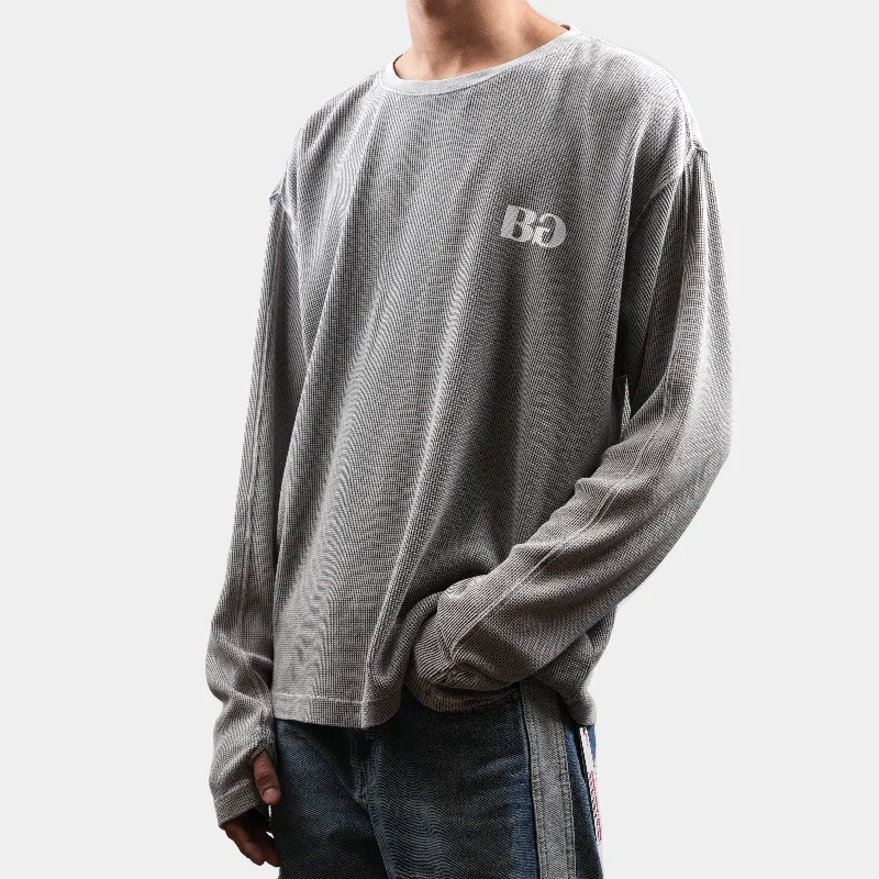 GLACIER GREY FULL SLEEVE T- SHIRT