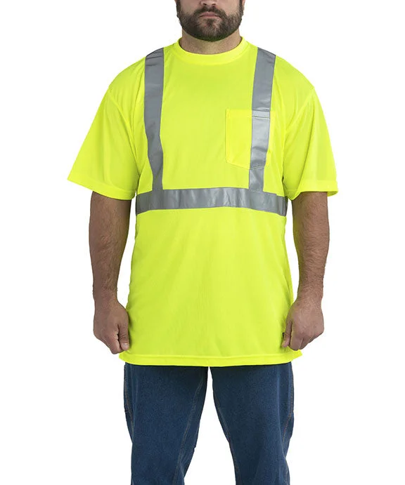 HVK012 - Berne Mens Hi-Vis Class 2 Performance Pocket T-Shirt