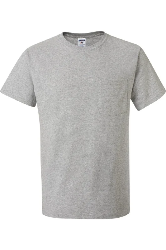 JERZEES Dri-Power 50/50 T-Shirt with a Pocket