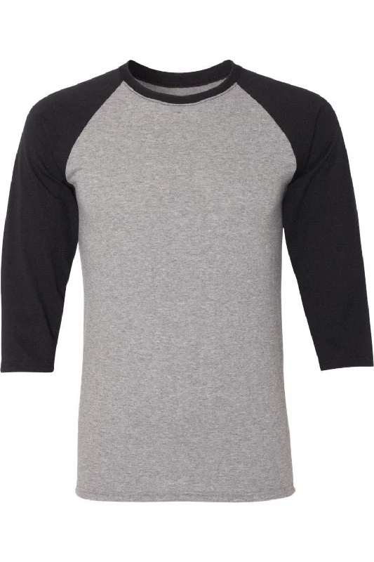 JERZEES Triblend Three-Quarter Raglan Baseball T-Shirt