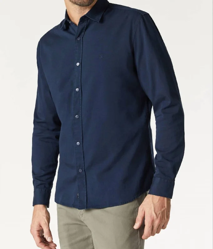 Long Sleeve Shirt In Blue