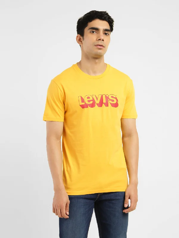 Men's Brand Logo Slim Fit T-shirt