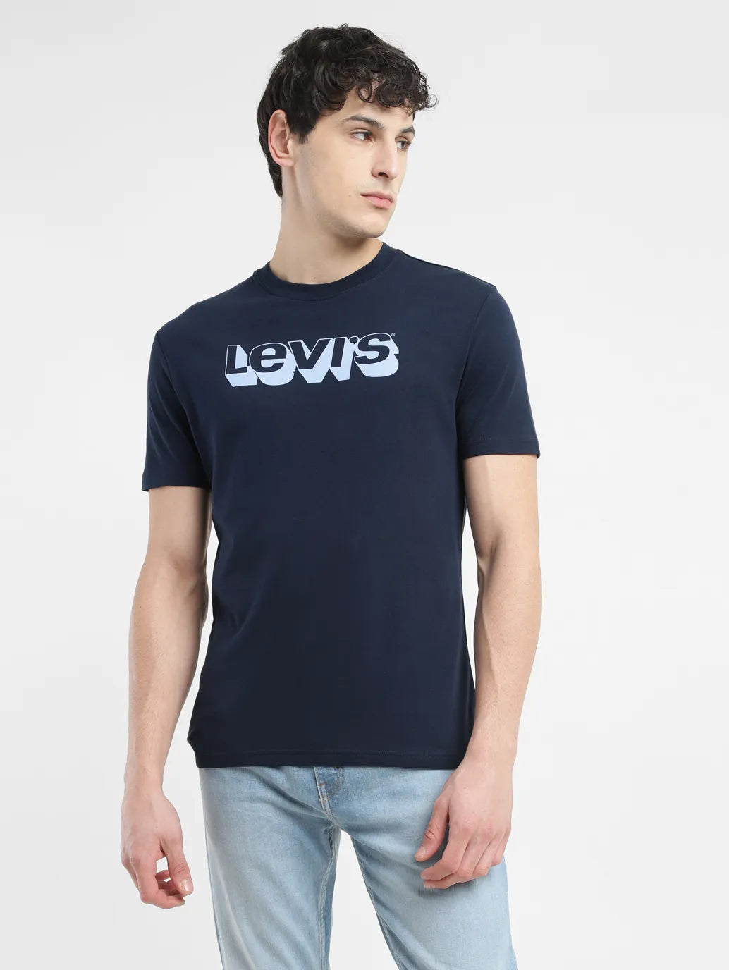 Men's Brand Logo Crew Neck T-shirt