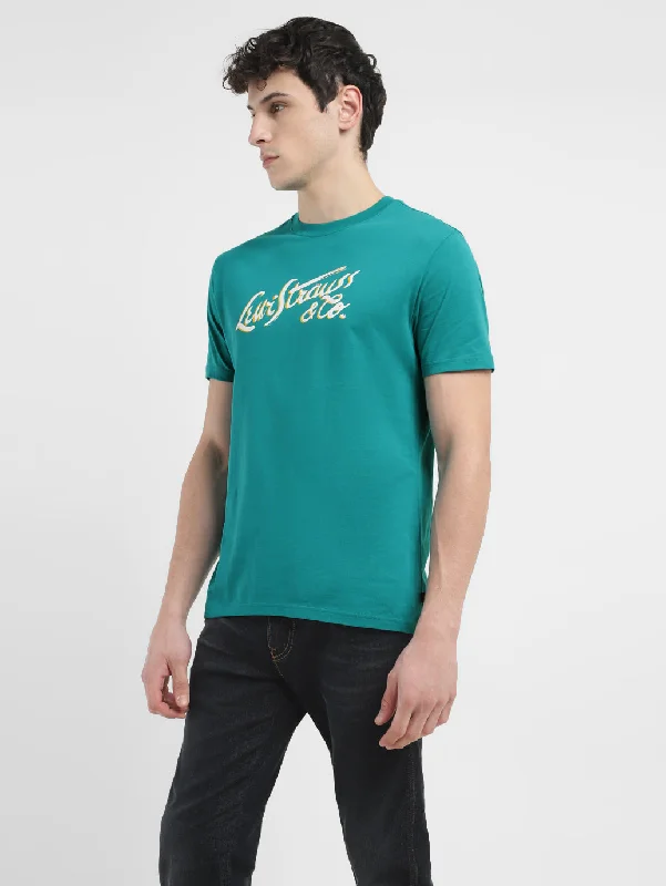 Men's Brand Logo Crew Neck T-shirt