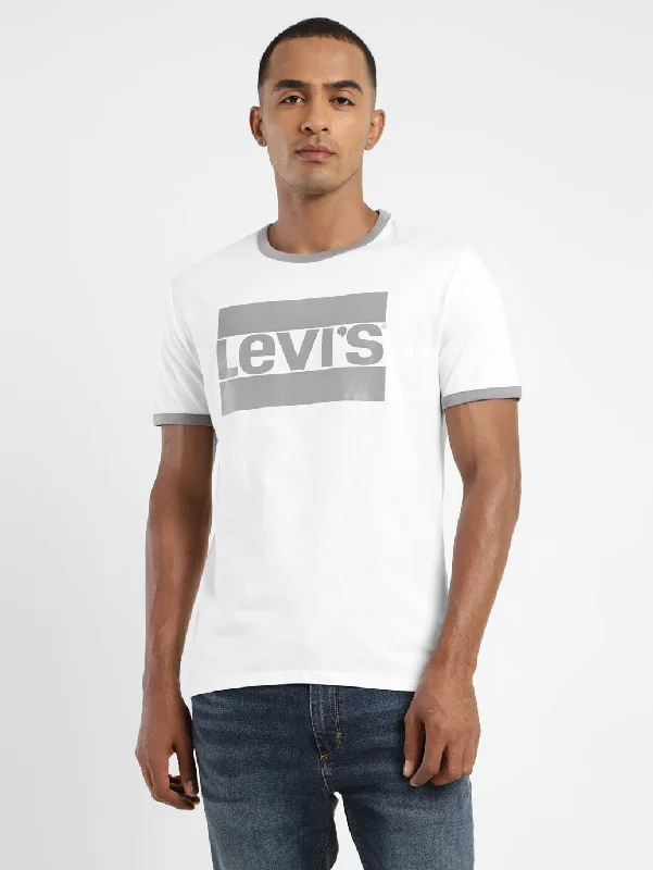 Men's Brand Logo Slim Fit T-shirt