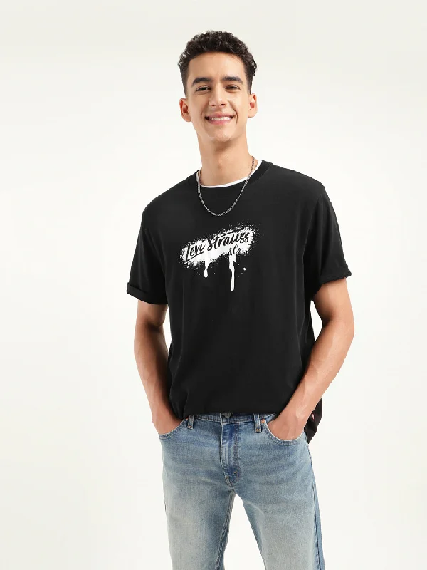 Men's Brand Logo Oversized T-Shirt