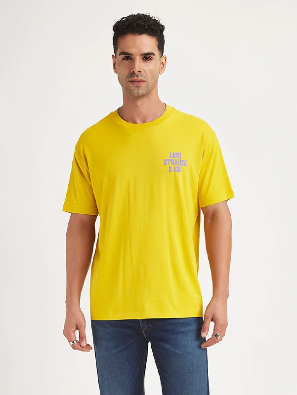 Men's Brand Logo Regular Fit T-Shirt