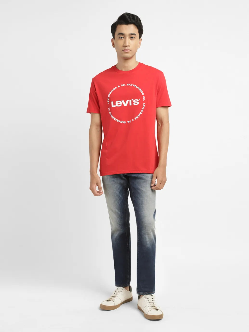 Men's Brand Logo Slim Fit T-shirt