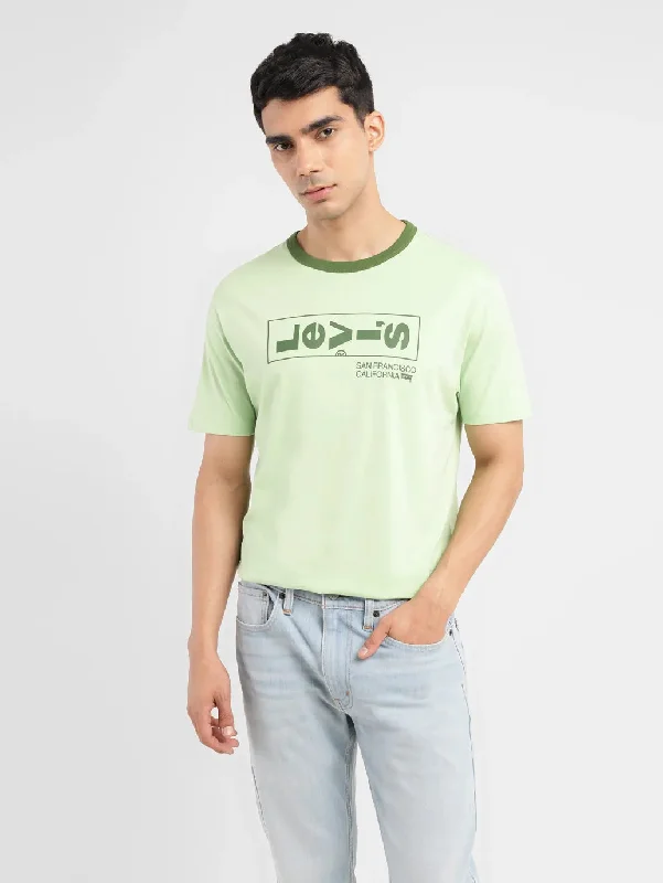 Men's Brand Logo Slim Fit T-shirt