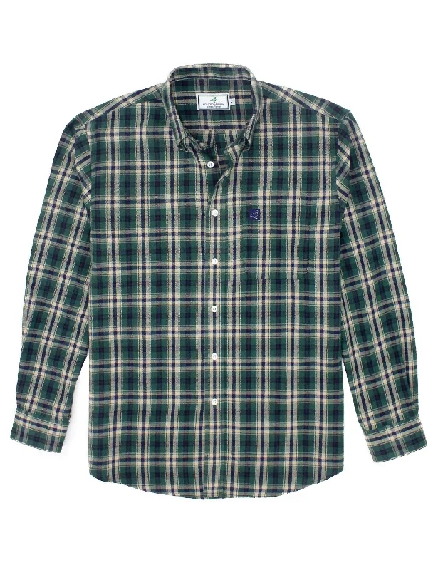 Men's Classic Flannel Shirt In Alpine