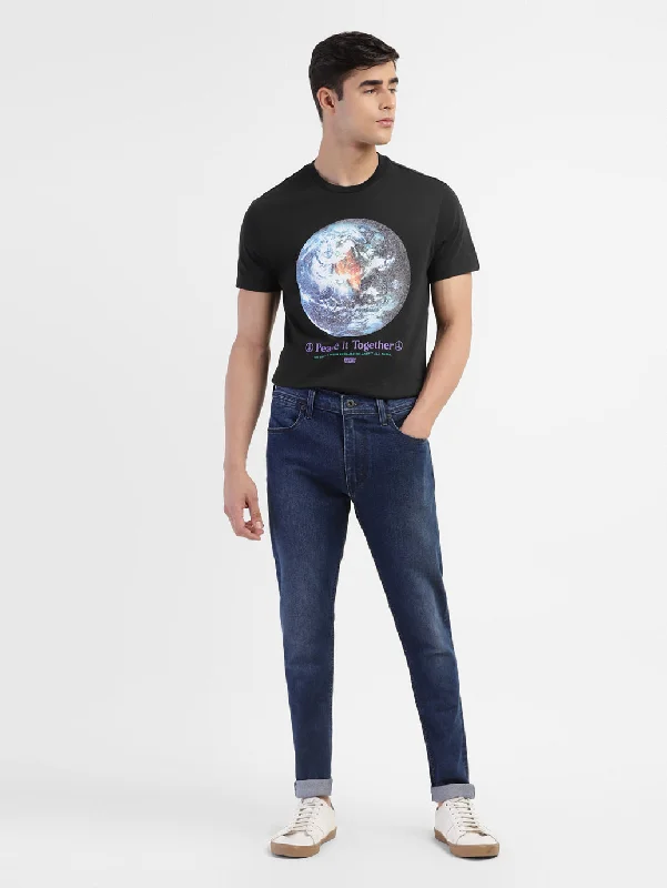 Men's Graphic Print Slim Fit T-shirt